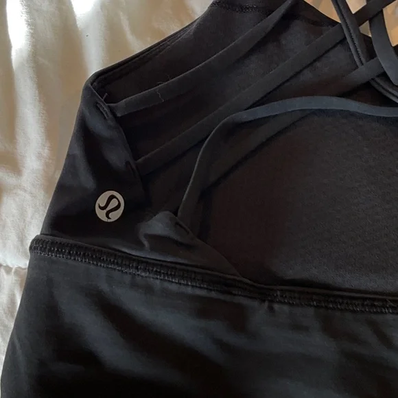 Lululemon Athletica Black Strappy Back Top - Picture 4 of 5